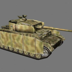 Panzer Iv Ausf.h modelo 3d