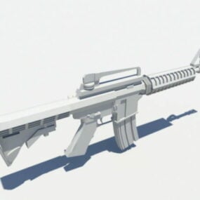 Mô hình súng trường tấn công 3d
