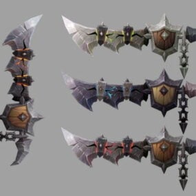 Deathwing Raid Swords 3d 모델