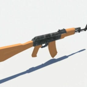 Ak-47 돌격 소총 3d 모델
