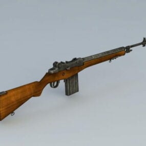 2D-Modell eines Infanteriegewehrs aus dem 3. Weltkrieg