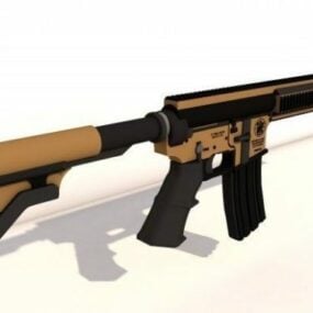 M4 Saldırı Tüfeği 3d modeli