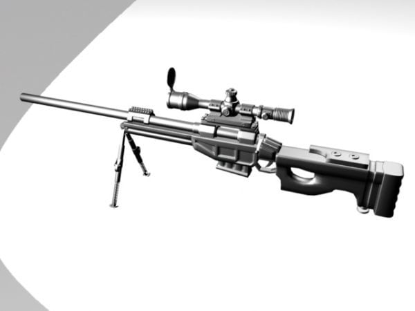 Chinese Forces Lr4 Sniper Rifle Free 3d Model Ma Mb Open3dmodel
