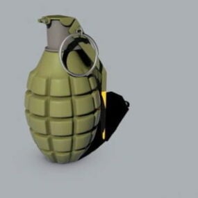 3д модель ручной гранаты