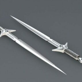 Modelo 3d de espada antiga