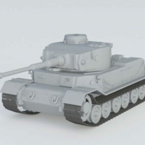 ポルシェ タイガー タンク Vk4501 P 3D モデル