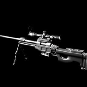 Cs Lr4狙击步枪3d模型