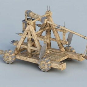 Ancient Rome Catapult 3d model