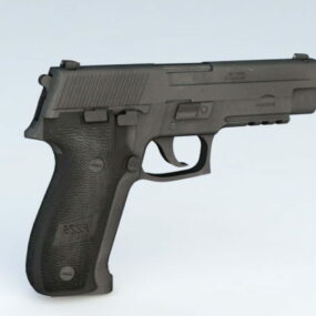 45mm Handgun 3d model