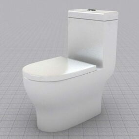 Sifonlu Tuvalet 3d modeli
