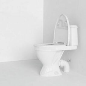 शौचालय स्वच्छता स्थिरता 3डी मॉडल