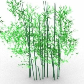 Fence Bamboo Material 3d-modell