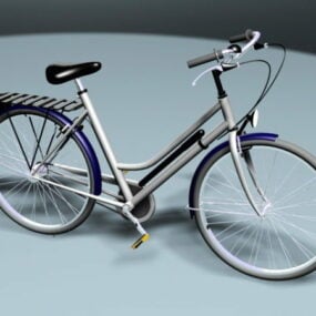 Racing Bicycle Fat Tire 3d model