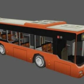 Modernes Stadtbus-3D-Modell