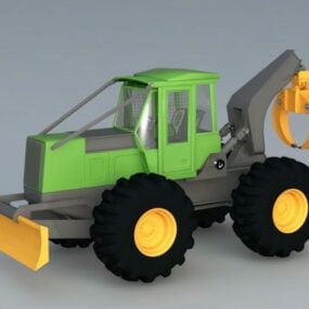 Model 3D pojazdu budowlanego