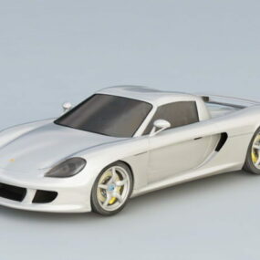 Zabytkowy samochód Porsche Type64 Model 3D