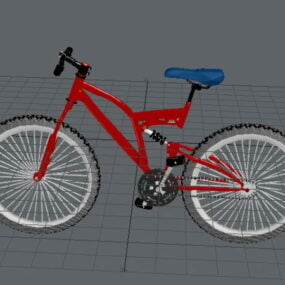 Novo modelo 3D de bicicleta de montanha com design