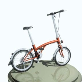 Flicka cykel 3d-modell