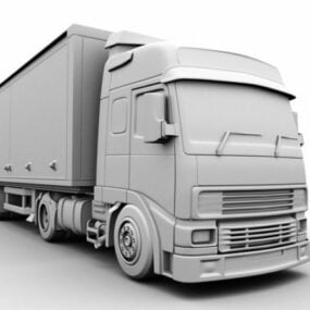 Freightliner Box Truck 3d-modell