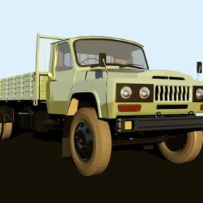3D-Modell eines Lastkraftwagens