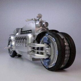 Modello 3d della motocicletta Dodge Tomahawk