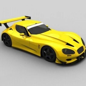 نموذج سيارة جيليت فيرتيجو الرياضية ثلاثية الأبعاد