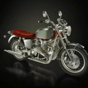 Super Cruiser Motorcycle 3d model