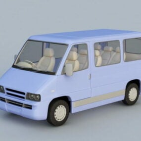 نموذج سيارة بضائع فان سيارة ثلاثية الأبعاد