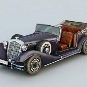 Mô hình 3d xe cổ Horch