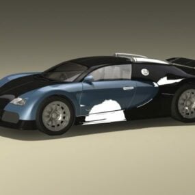 Model 3d Mobil Super Bugatti Veyron