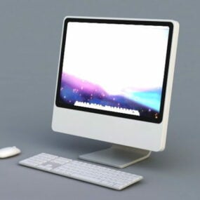Apple Imac Desktop 3D-model