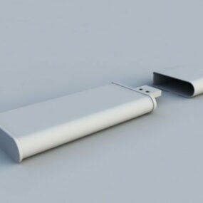 Modelo 3D do pen drive