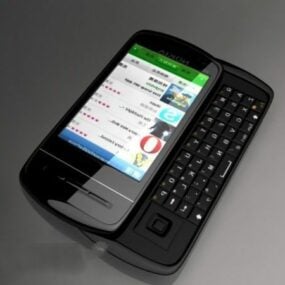 Nokia C6 Smartphone 3d-modell