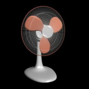 3D model elektrického ventilátoru