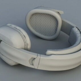 Model 3D słuchawek bezprzewodowych