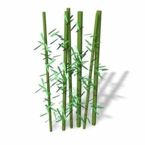 Bambusplanter 3d-model