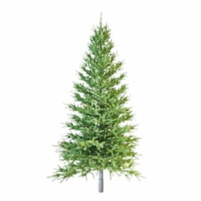 Skutečný 3D model vánočního stromu