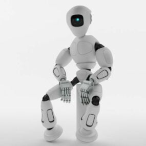भविष्य का रोबोट रिग 3डी मॉडल