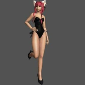 토끼 소녀 3d 모델