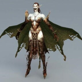 Dark Elf Vampire 3d model