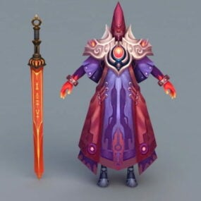 Demon With Sword 3d model