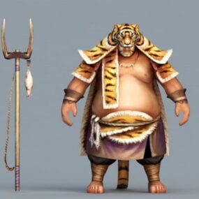 Barbarian Hunter 3d model