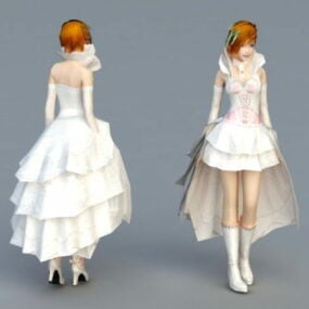 Sweet Bride 3d model