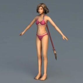 Bikini Woman 3d-model