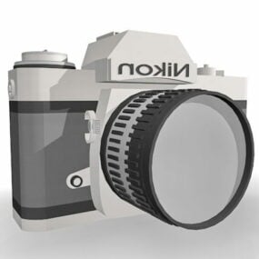 3D model digitální zrcadlovky Nikon
