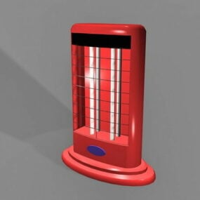 Halogen Electric Heater 3d modell