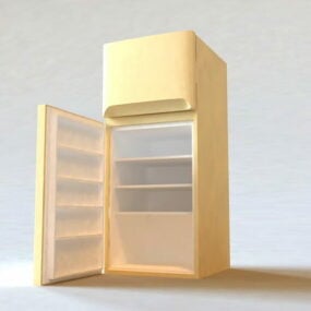 Refrigerador pequeño modelo 3d