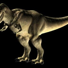 3d модель динозавра тиранозавра