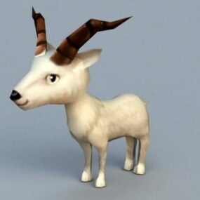 Cartoon Goat 3d model