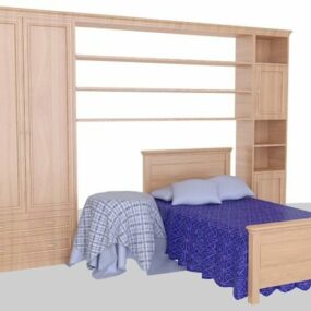 Teenager-Schlafzimmer-Sets 3D-Modell